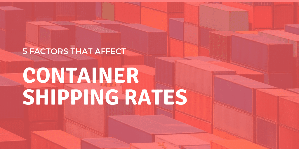 Factors Affecting Container Shipping Costs