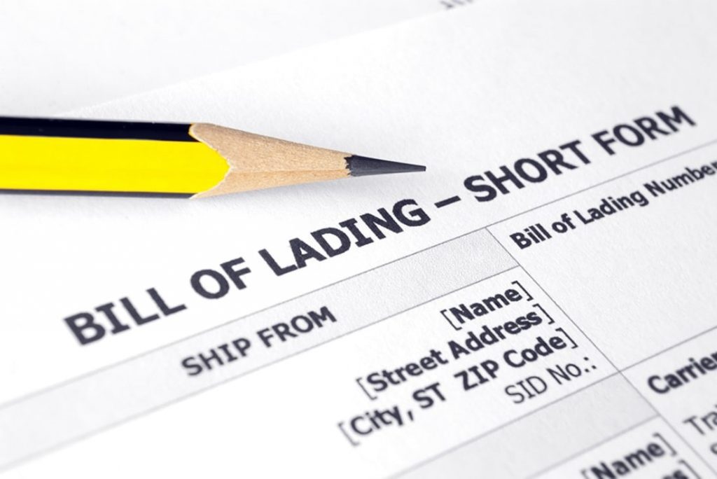 Bill of Lading Shipping From China