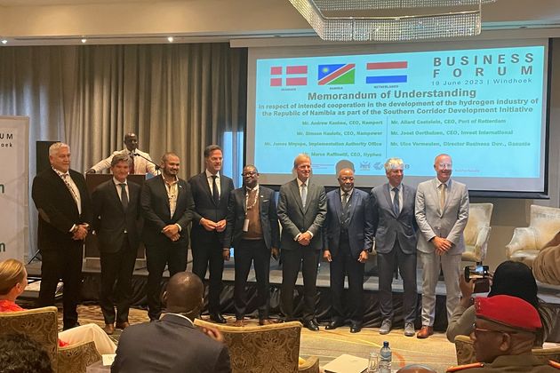 The Netherlands and Namibia sign green hydrogen MoU