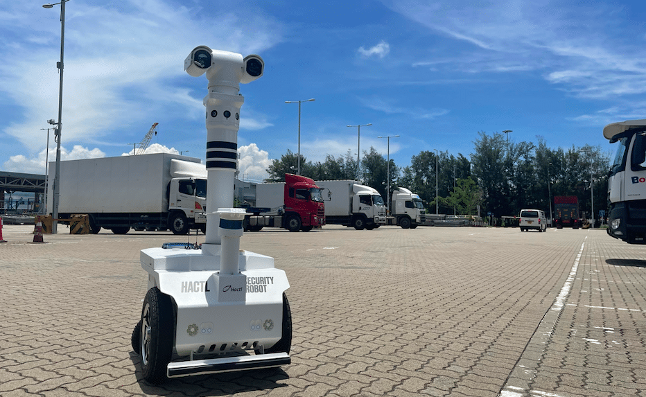 Major air cargo terminal brings on robots to strengthen security