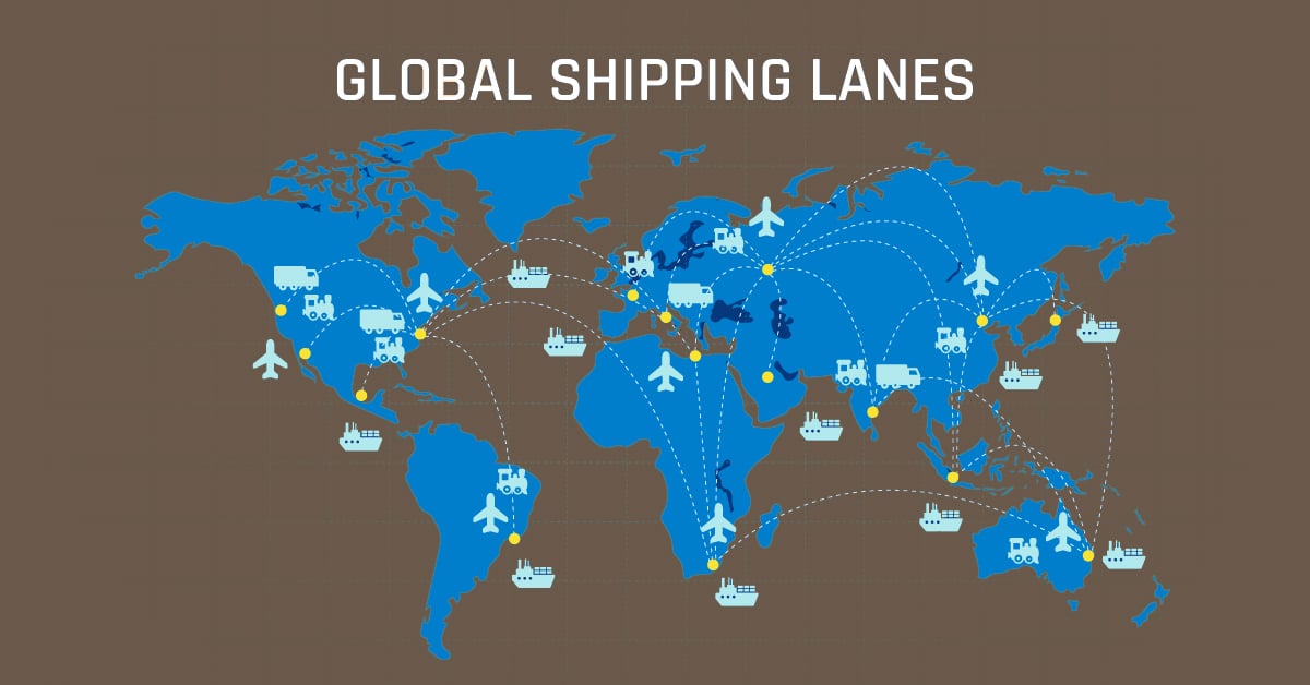 Shipping Routes from China to USA