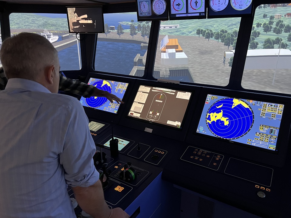 Port of Eden recreated in cutting-edge shipping simulator