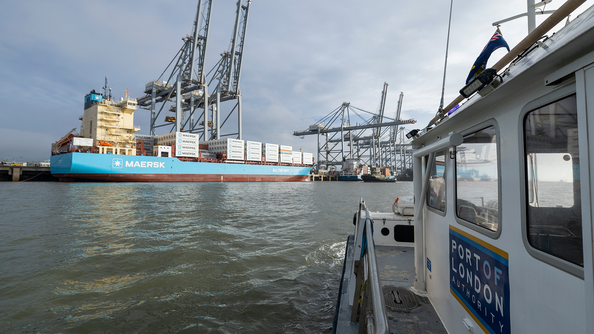 World’s first methanol-fuelled boxship arrives at Port of London