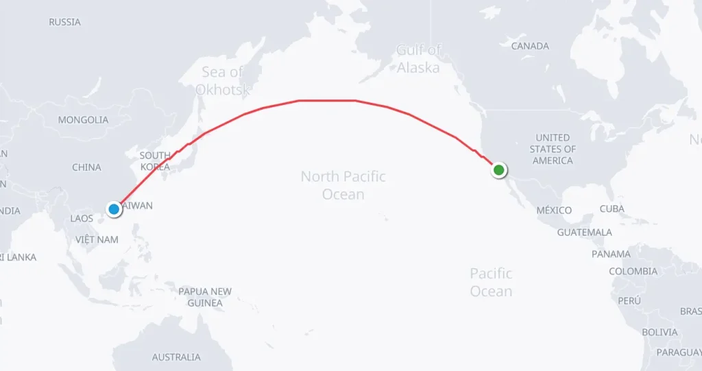 Air freight costs and rates from Shenzhen to Los Angeles