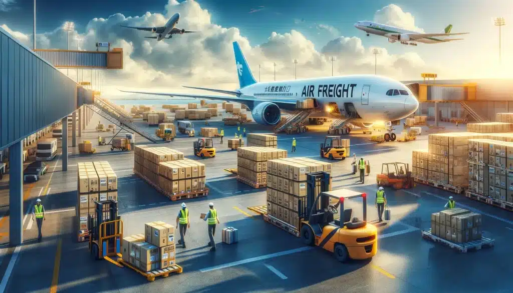 Air freight transit times from China to Brazil