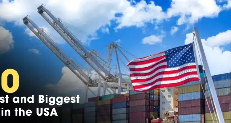 top 10 biggest busiest ports in the US