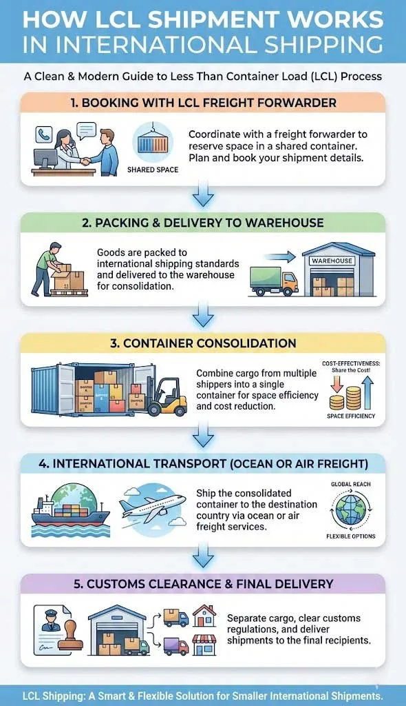 How LCL Shipment Works in International Shipping