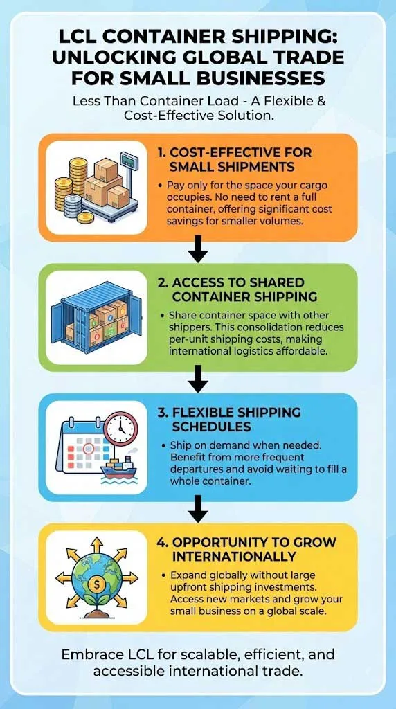 LCL Container Shipping Meaning for Small Businesses