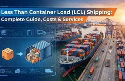 Less than container load (LCL) shipping