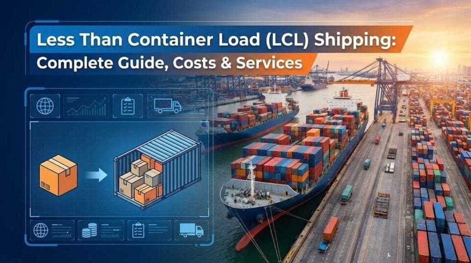 Less than container load (LCL) shipping