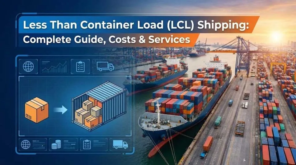Less than container load (LCL) shipping