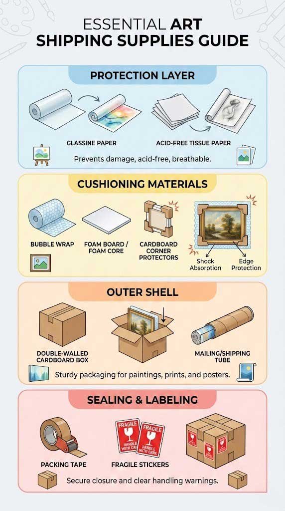 Essential Art Shipping Supplies You Need