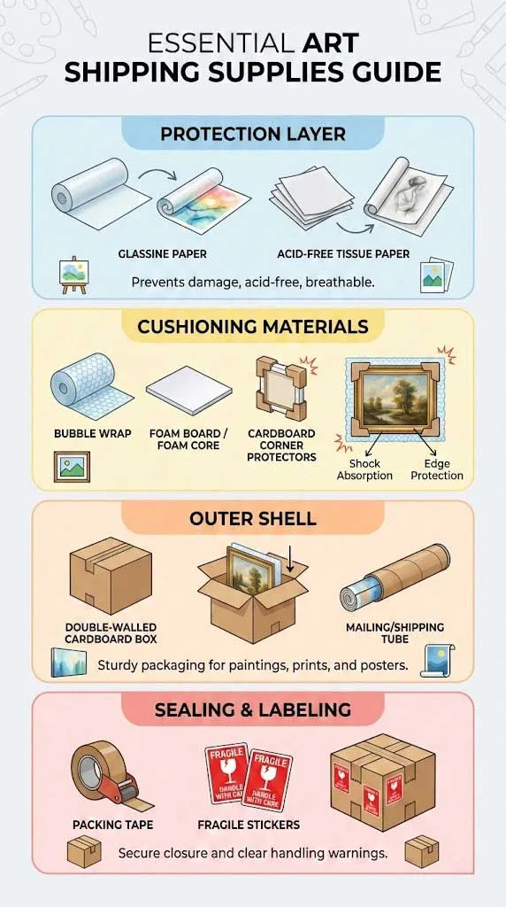 Essential Art Shipping Supplies You Need