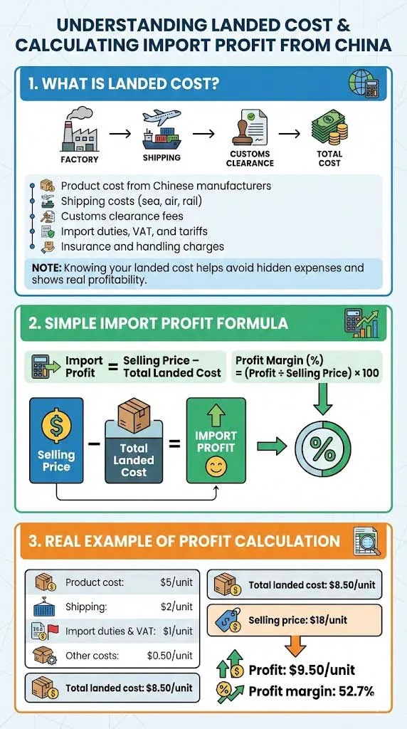 How to Calculate Profit When Importing from China