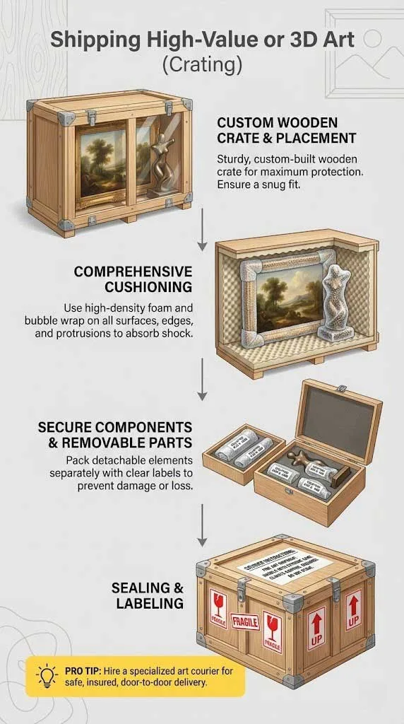 Shipping High Value or 3D Art