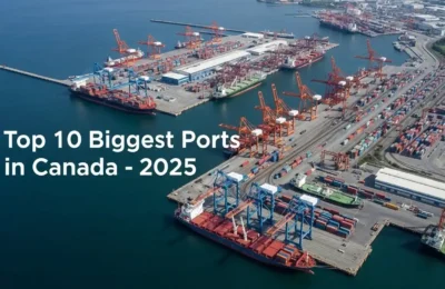 Top 10 biggest ports in Canada 2025