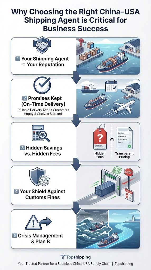 Why Your Choice of a China-USA Shipping Agent Can Make or Break Your Busines