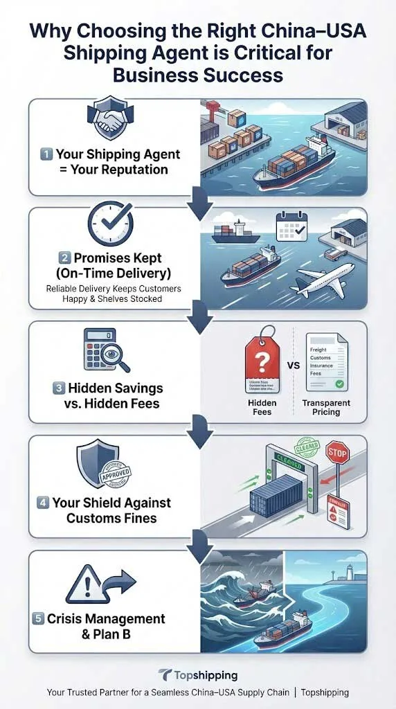 Why Your Choice of a China-USA Shipping Agent Can Make or Break Your Busines