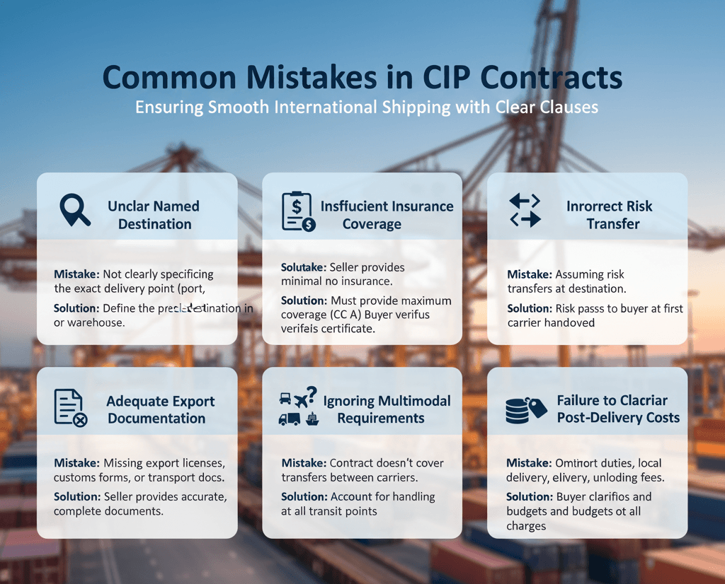 Common Mistakes in CIP Contracts