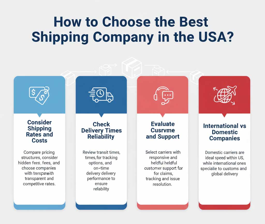 How to Choose the Best Shipping Company in the USA
