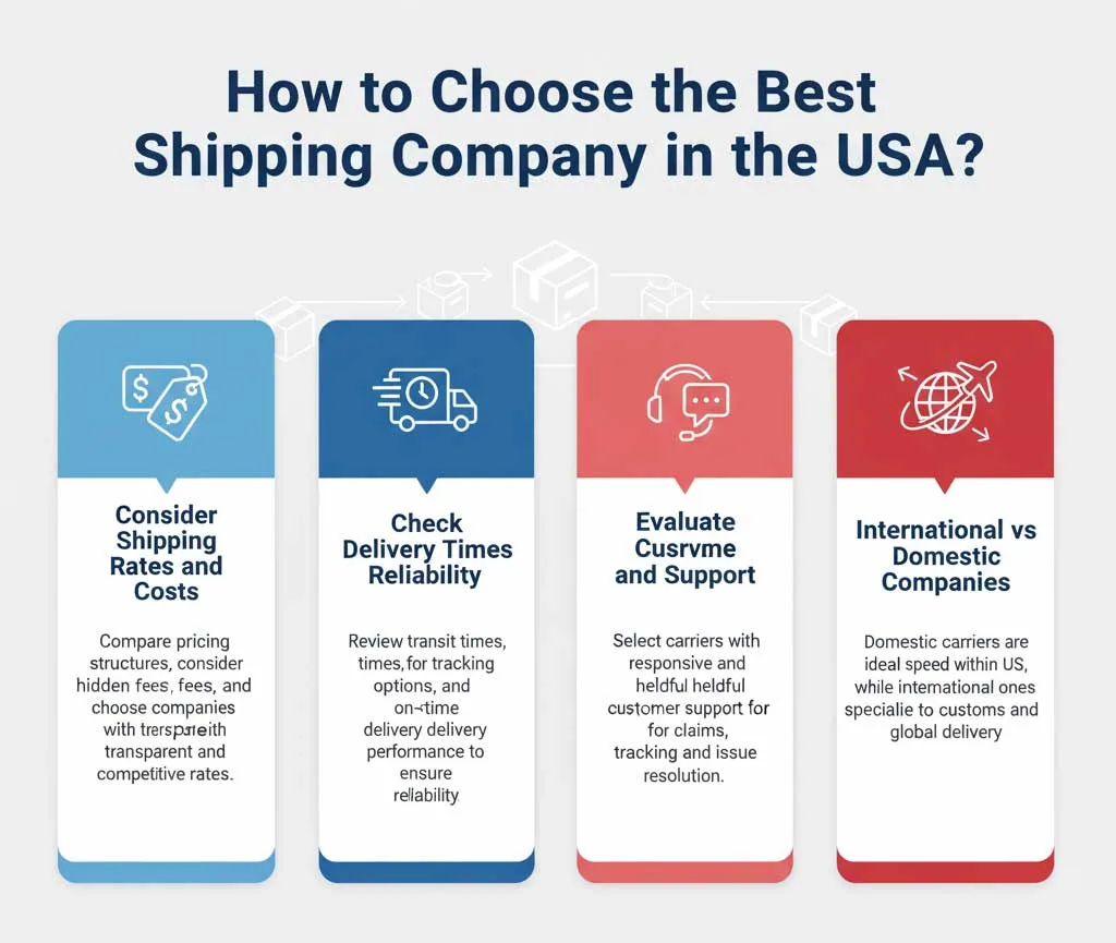 How to Choose the Best Shipping Company in the USA