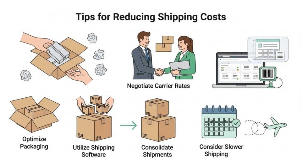 Tips for Reducing Shipping Costs