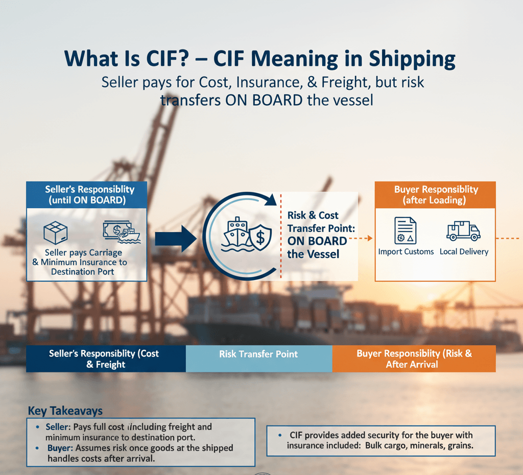 What Is CIF  – CIF Meaning in Shipping