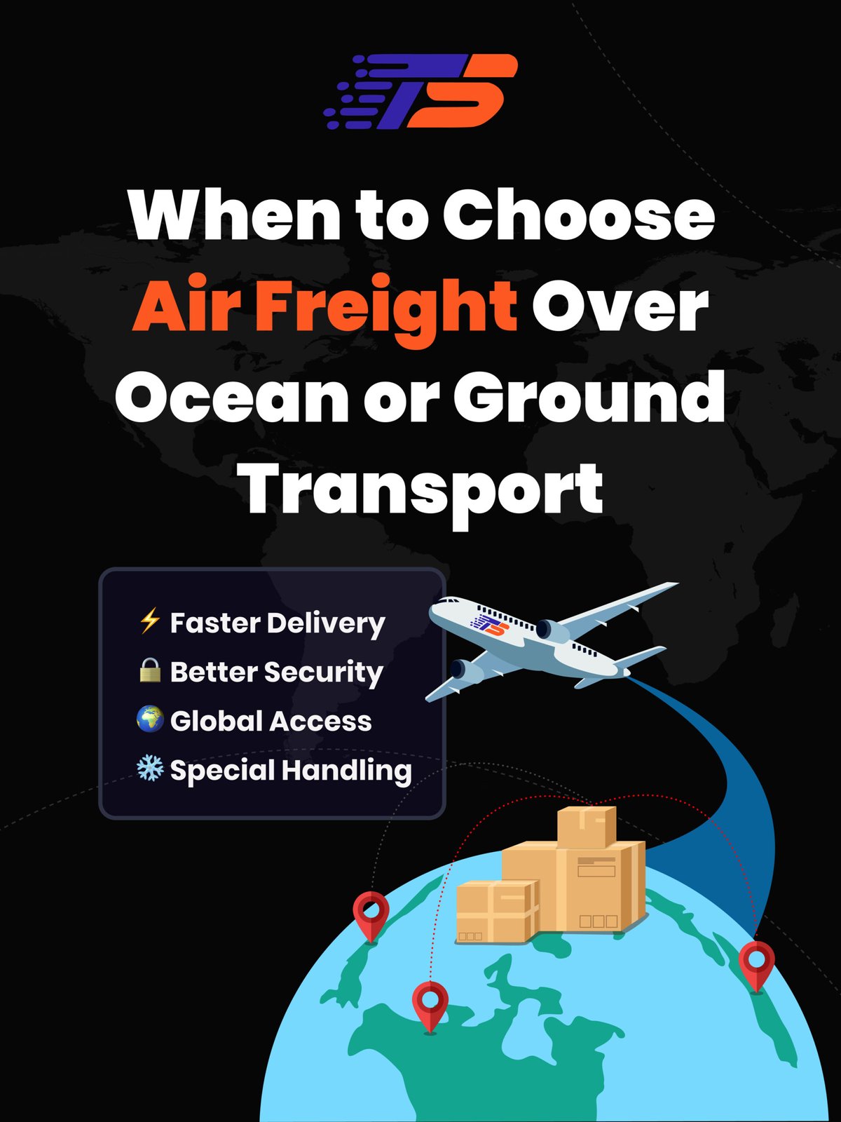 When to Choose Air Freight Over Ocean or Ground Transport