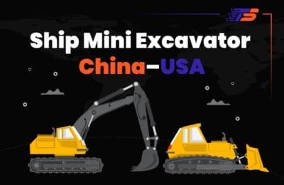 Shipping Mini Excavator from China to USA