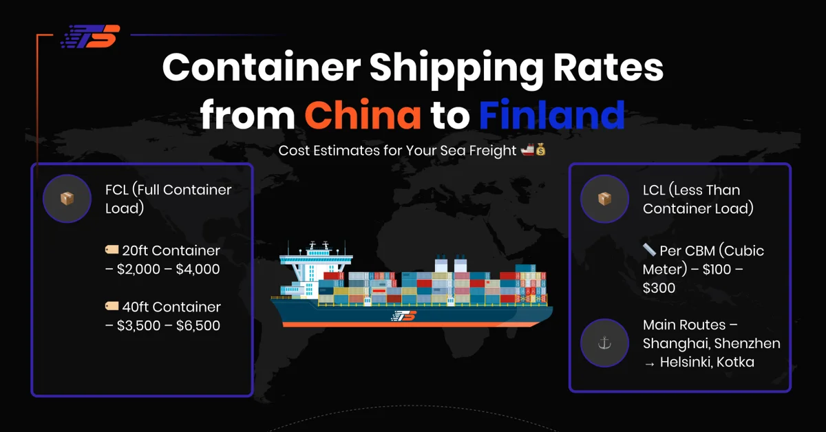 Container Types for Ocean Freight from China to Finland
