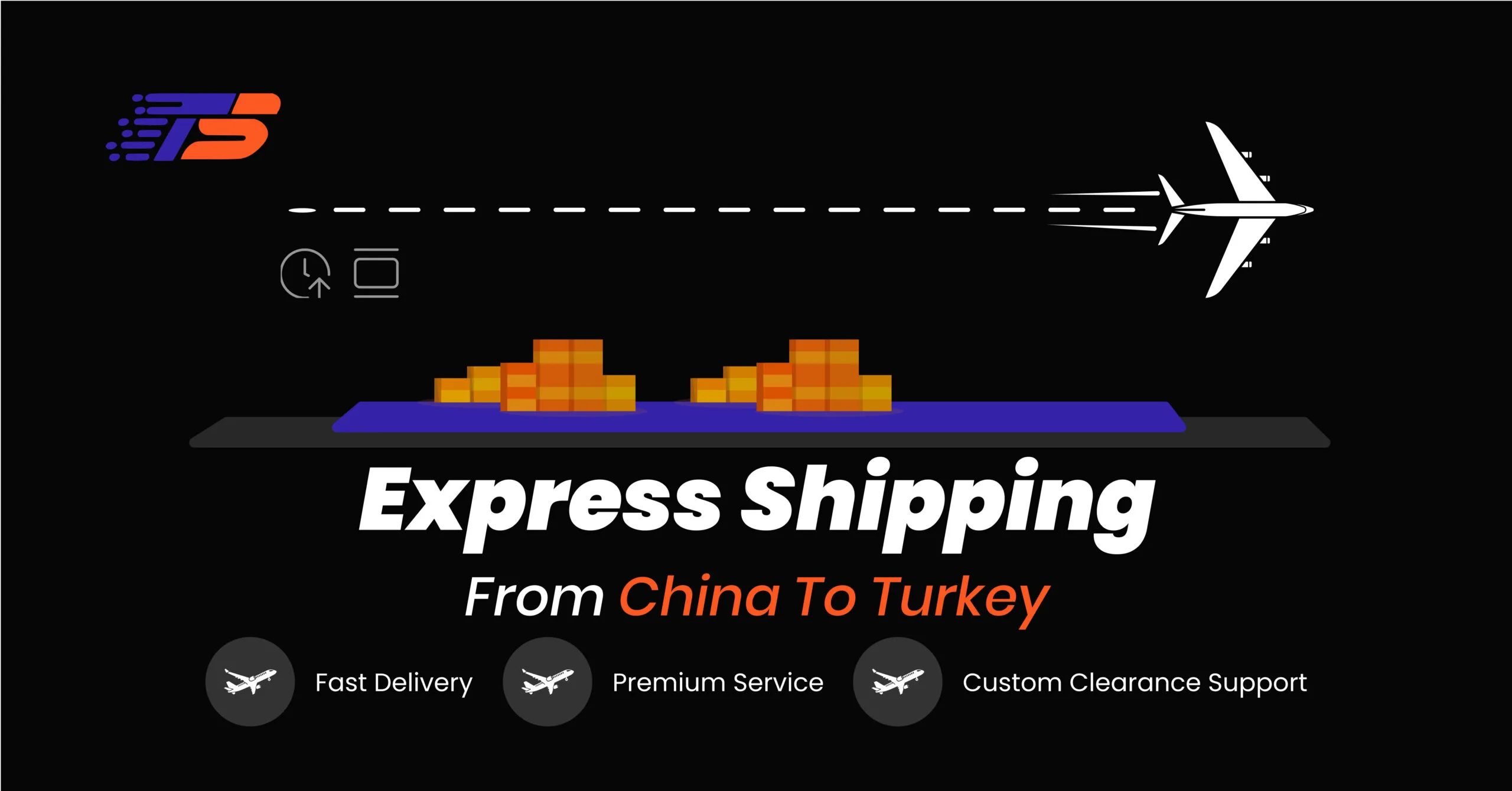 Express Shipping from China to Turkey