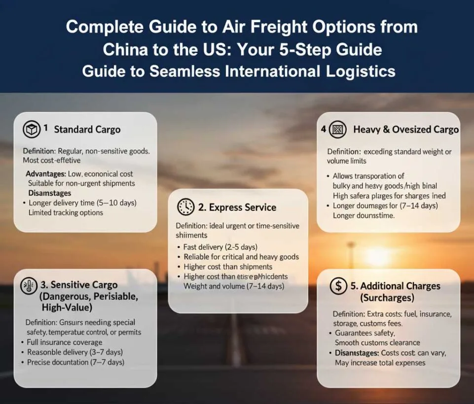 Complete Guide to Air Freight Options from China to the US