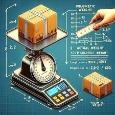Different method for calculating chargeable weight