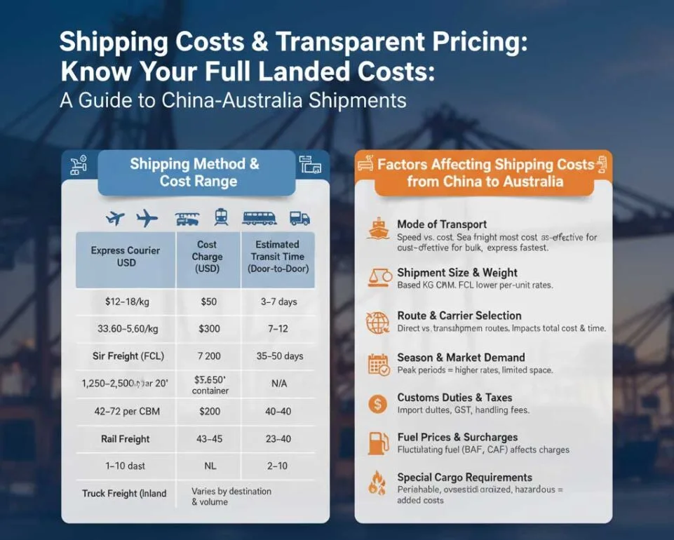 Shipping Costs & Transparent Pricing