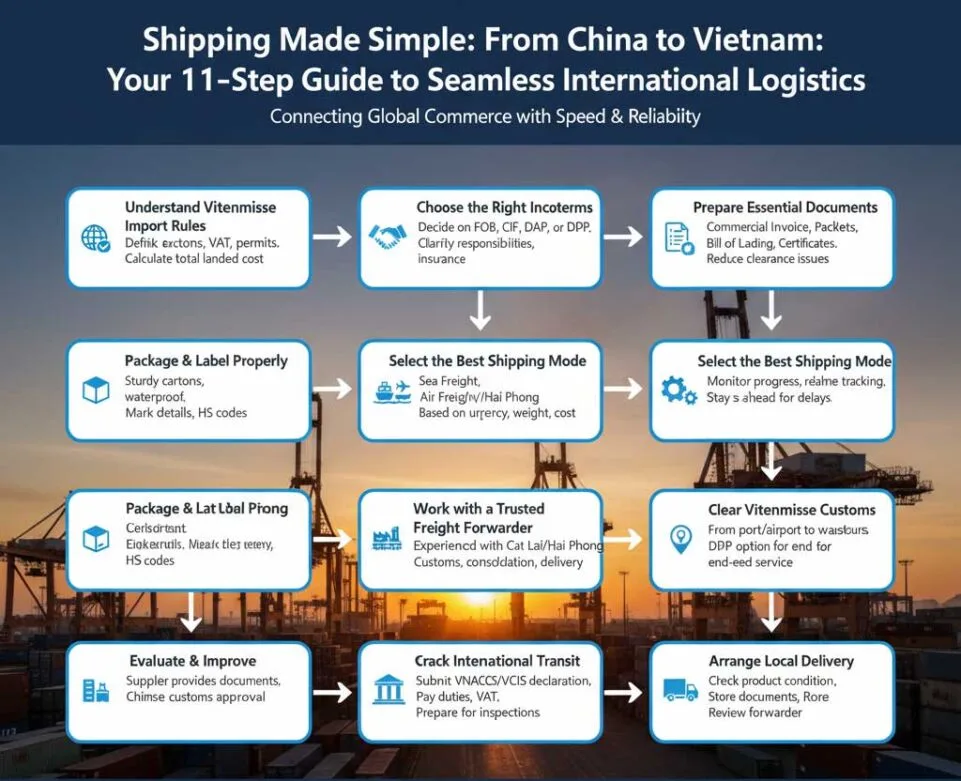 Shipping Made Simple: From China to Vietnamin Easy Steps