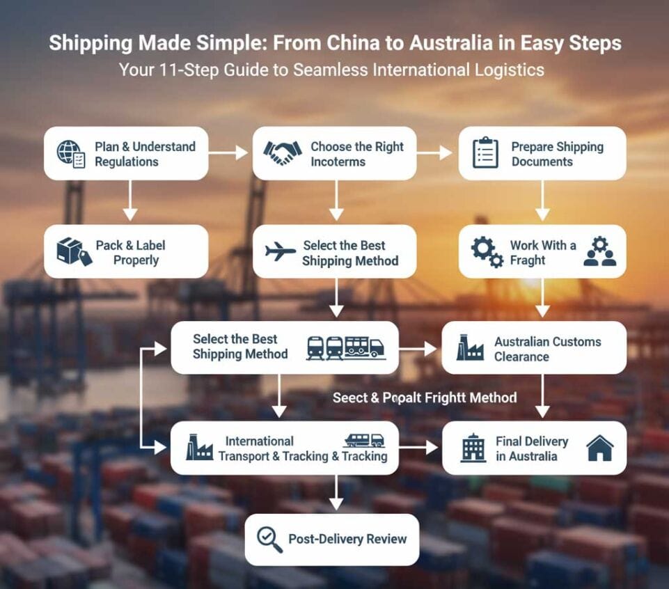 Shipping Made Simple: From China to Australia in Easy Steps