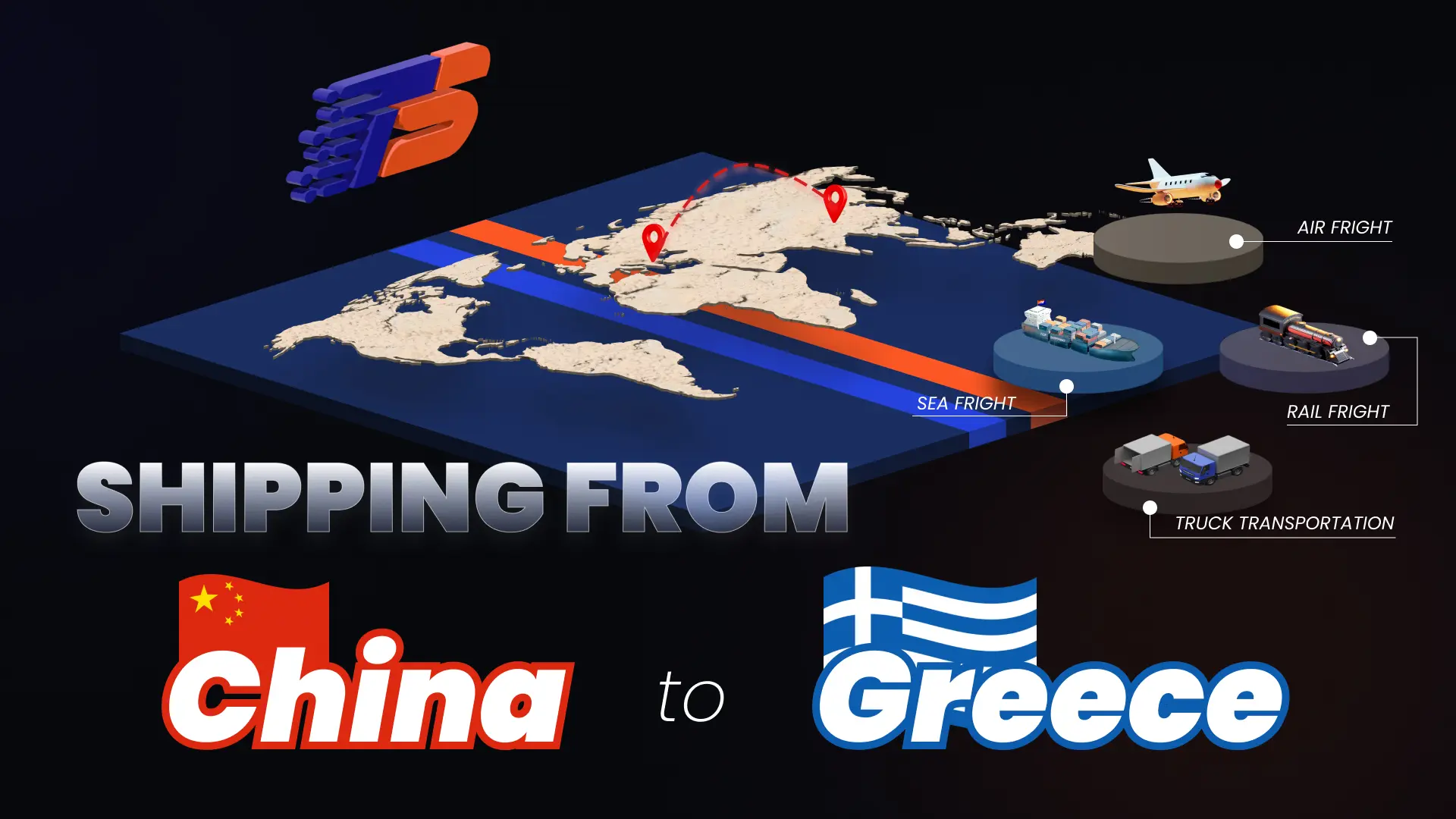 Shipping Options from China to Greece
