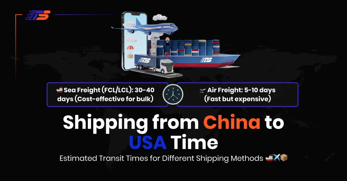 Shipping from China to USA Time02
