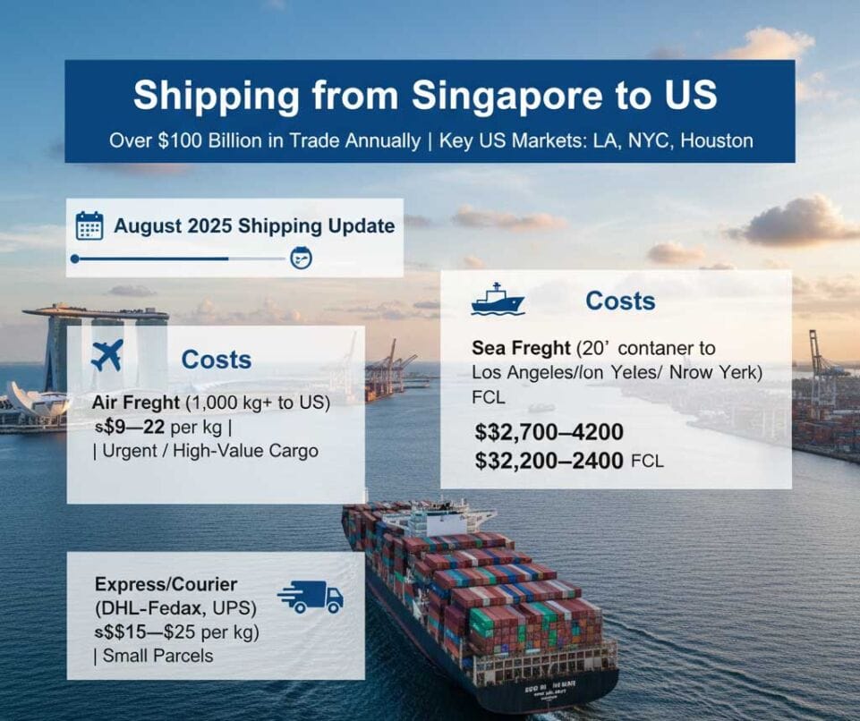 Shipping from Singapore to US