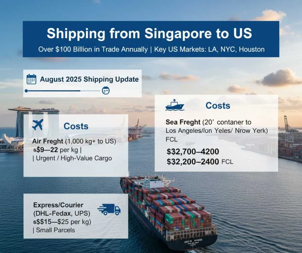 Shipping from Singapore to US