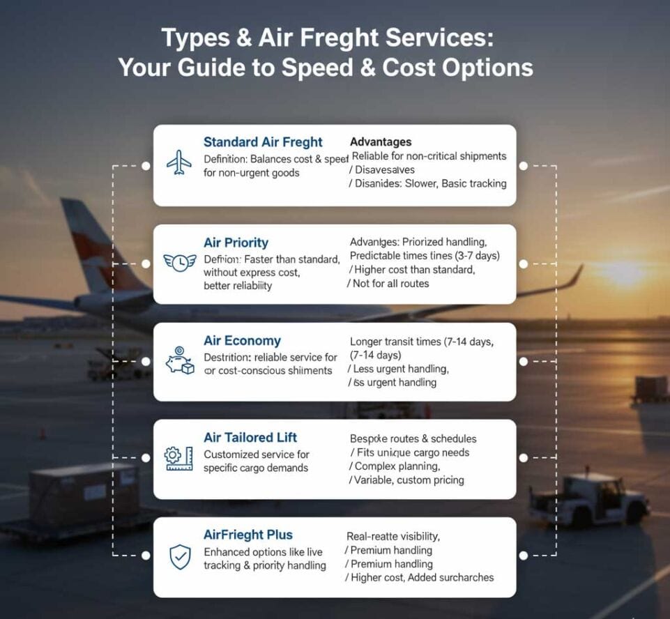 Types of Air Freight Services