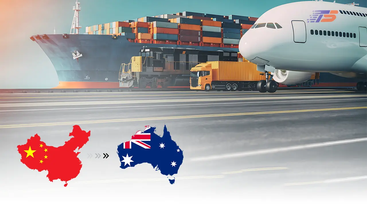 Shipping from China to Australia