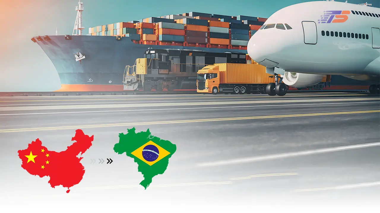 Shipping from China to Brazil