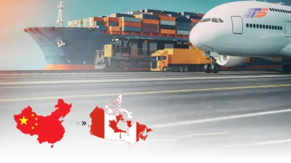 Shipping from China to Canada