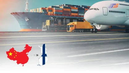 Shipping from China to Finland