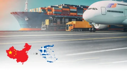 Shipping from China to Greece