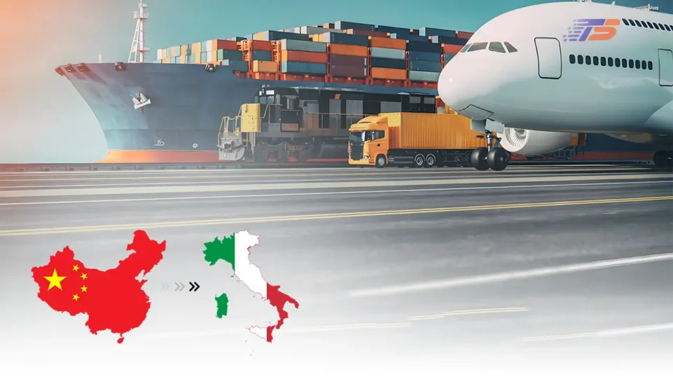 Shipping from China to Italy