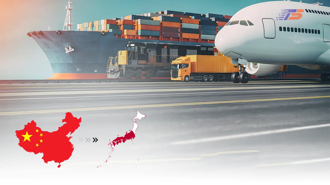 Shipping from China to Japan