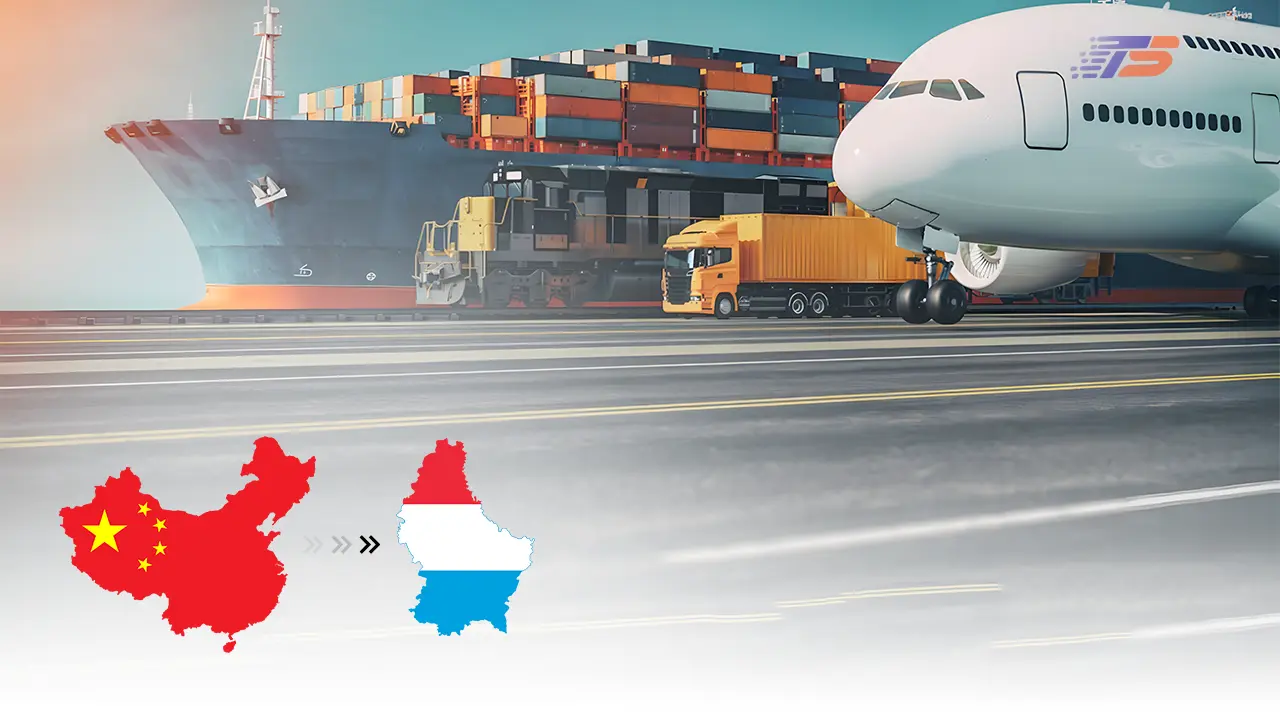 Shipping from China to Luxembourg