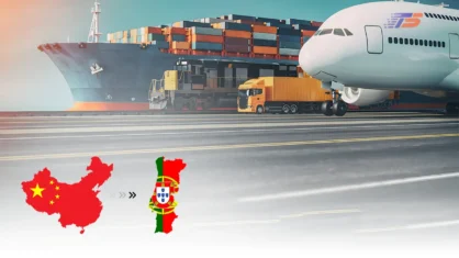 Shipping from China to Portugal